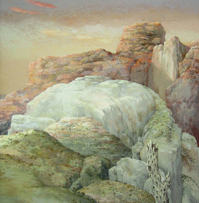 William Barnes - Catalina Series-Gloaming and Cholla