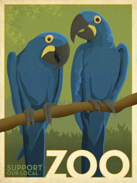 Vintage Advertising Signs - Zoo Maccaw