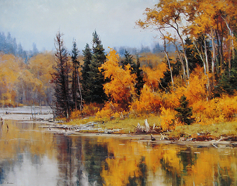 Clyde Aspevig - Pond in Autumn
