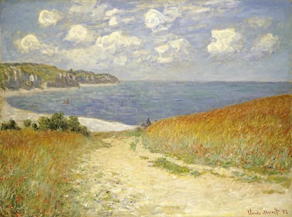 Claude Monet - Path Through the Wheatfields at Pourville, 1882