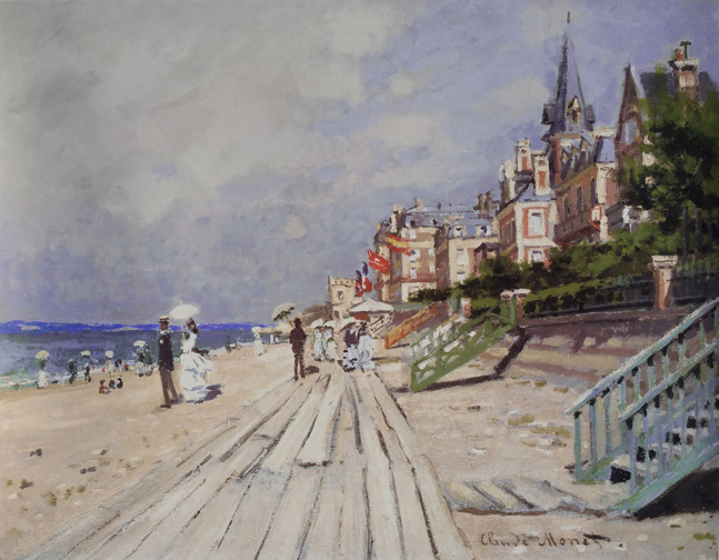 Claude Monet - Beach at Trouville