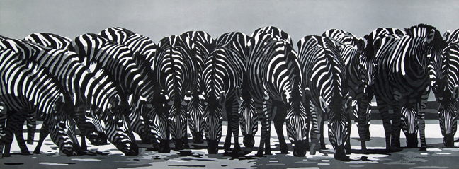 Charles Pierce - Untitled Zebra #1 - Edition #494/750