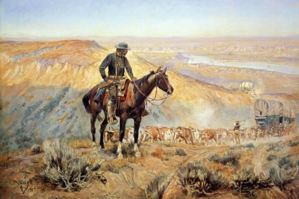 Charles Russell - The Wagon Boss