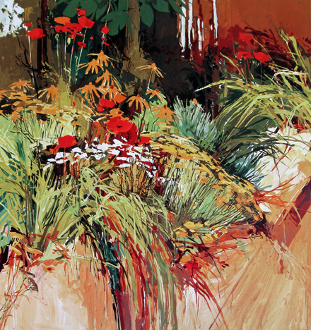 Douglas Atwill - New Studio Garden with Anthemis
