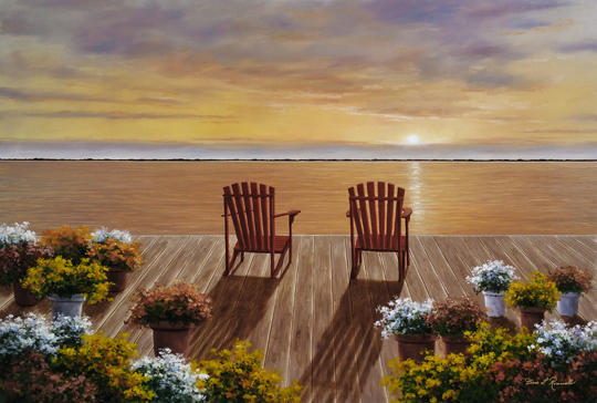Diane Romanello - Evening Deck View