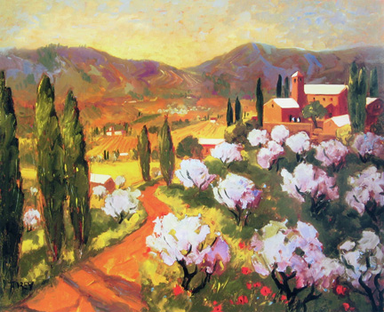Evelyne Boren - On the Way to Todi