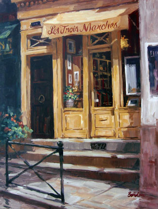 George Botich - Shop of The Three Steps, Paris