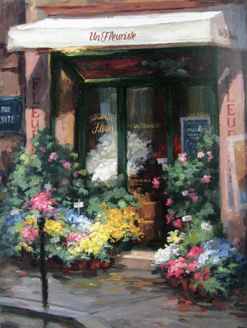George Botich - Parisian Flower Shop