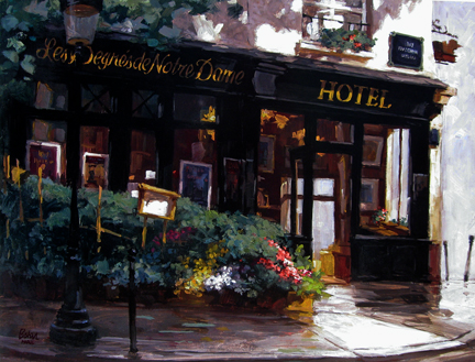 George Botich - A Small Hotel, Paris