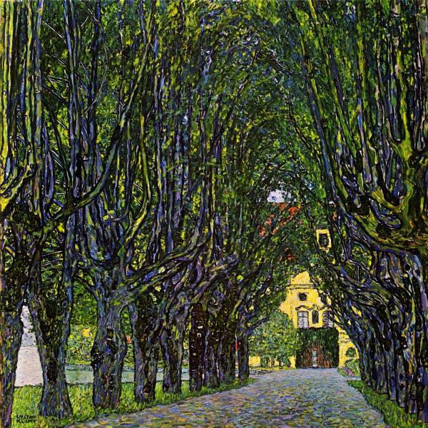 Gustav Klimt - Avenue in Schloss Kammer Park