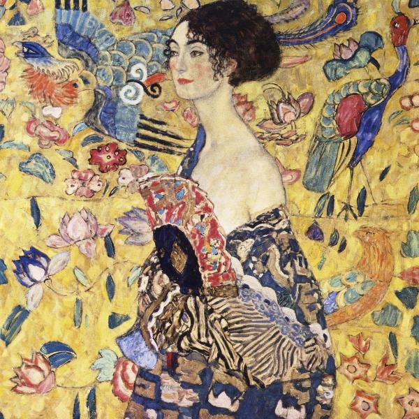 Gustav Klimt - Lady with Fan