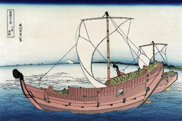  Hokusai - Kazusa Sea Route, 1830