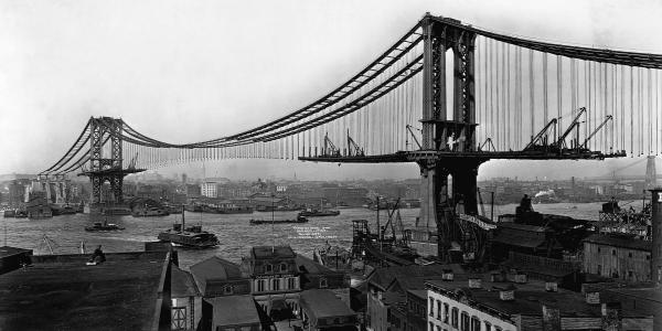  Nostalgia - Manhattan Bridge Under Construction