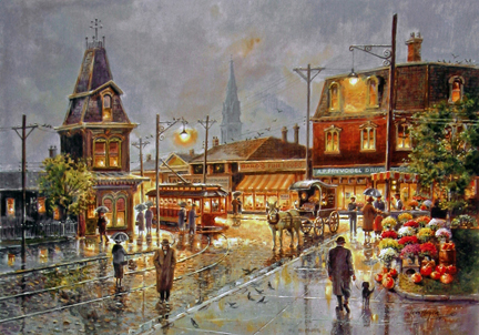 Jess Hager - Rainy Night - City Street