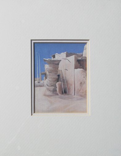 James Harrill - Mesa Pueblo, Arizona matted print