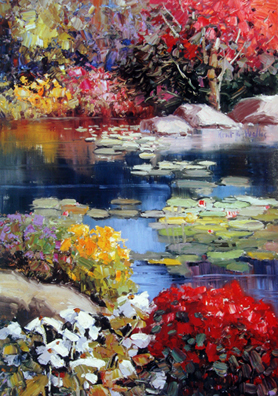 Kent Wallis - Garden Pond