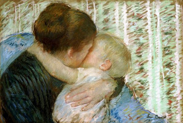 Mary Cassatt - A Goodnight Hug