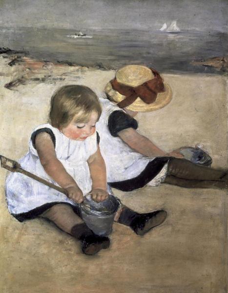 Mary Cassatt - Children on the Beach