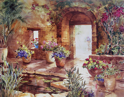 Mary DeLoyht-Arendt - Inner Courtyard