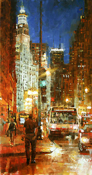 Mark Lague - Late Evening, Chicago