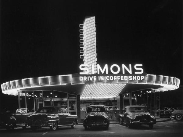  Nostalgia - Simon's Drive-In Restaurant - 1950's