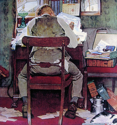 Norman  Rockwell - Income Taxes
