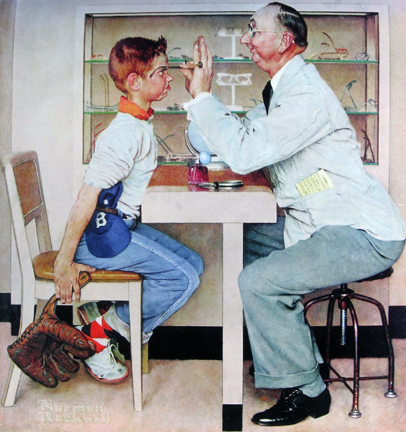Norman  Rockwell - Optometrist