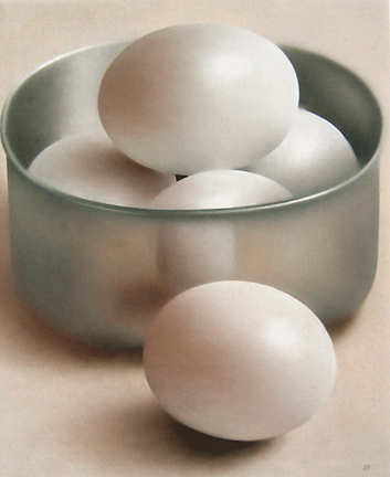 Robert Peterson - Eggs In A Metal Bowl