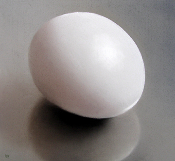 Robert Peterson - Single Egg on a Reflective Surface