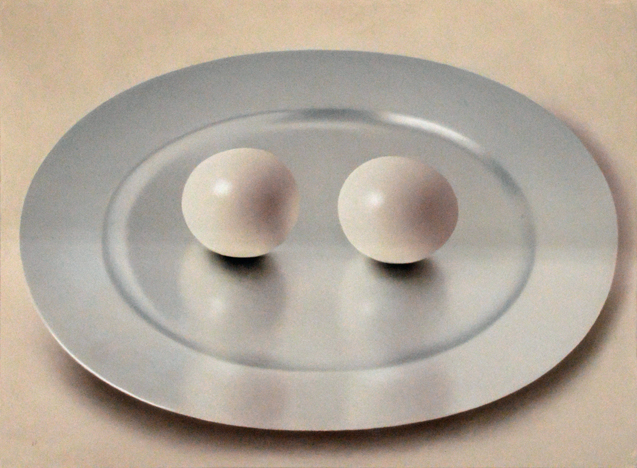Robert Peterson - Two Eggs on a Silver Plate 2