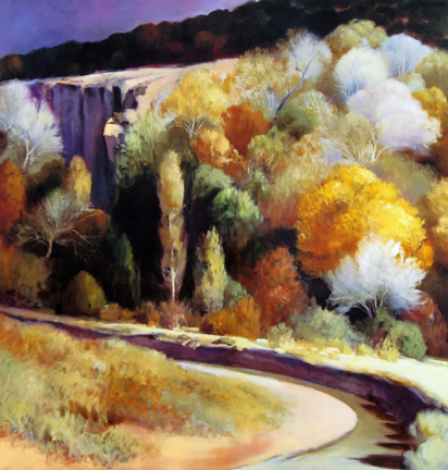 Robert Striffolino - Autumn Cliff, small version