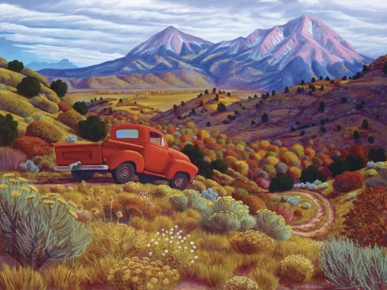 Stephen Morath - Autumn by the Spanish Peaks