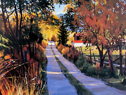 William Hook - Autumn Road